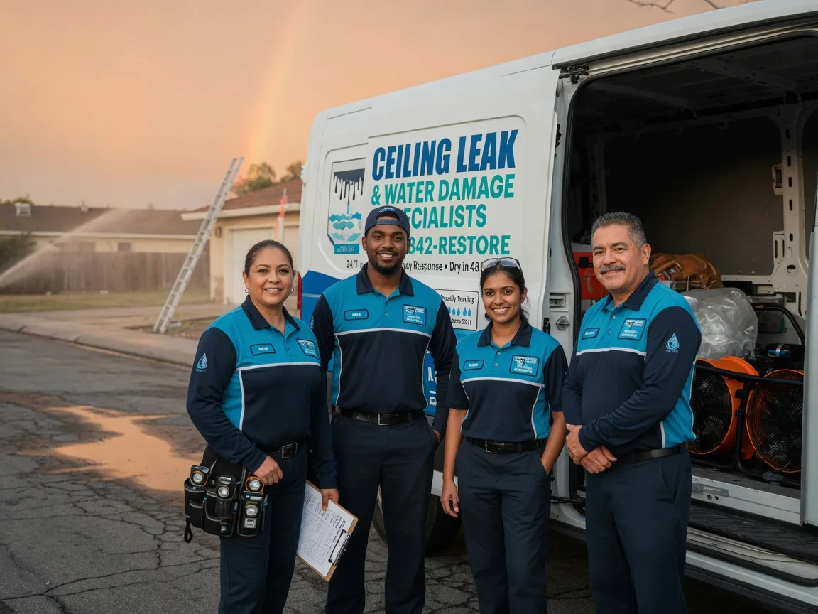 Ceiling Leak Cleanup company in Ford, WA